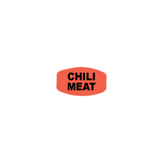 Chili Meat meat deli label