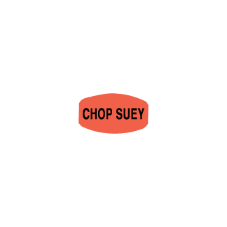 Chop Suey meat deli label