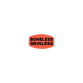 Boneless Skinless meat label