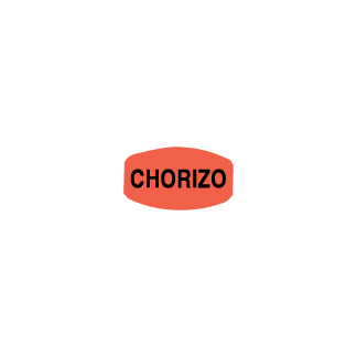Chorizo meat deli label