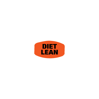 Diet Lean meat deli label