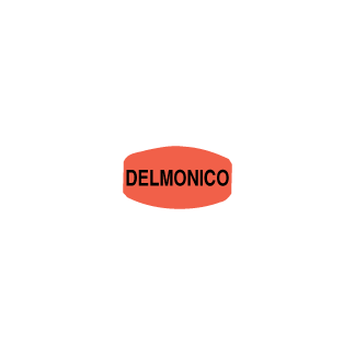 Delmonico meat label