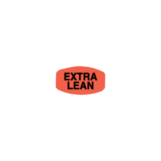 Extra Lean meat label