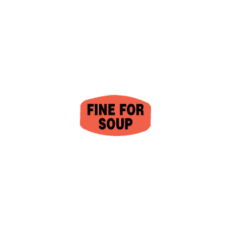 Fine for Soup meat label