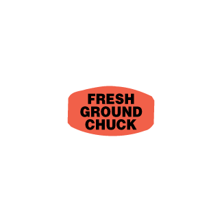 Fresh Ground Chuck meat label