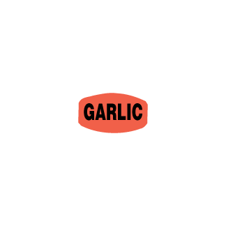 Garlic flavor deli meat bakery label