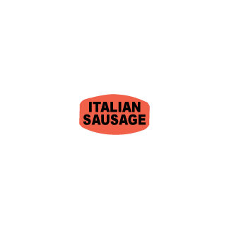 Italian Sausage Label
