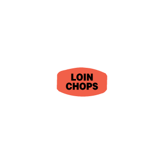 Loin Chops  Black on redglo