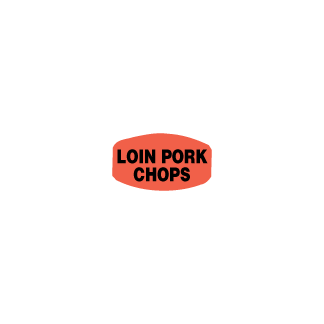 Loin Pork Chops  Black on redglo