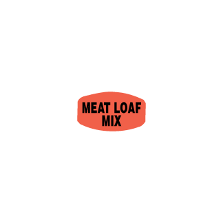 Meat Loaf Mix  Black on redglo