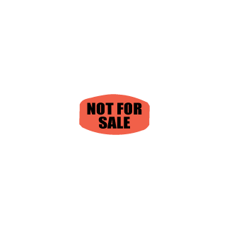 Not For Sale  Black on redglo