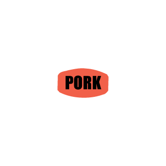 Pork  Black on redglo