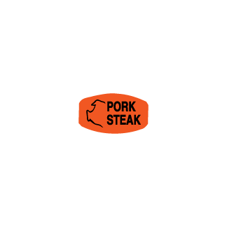 Pork Steak  Black on redglo