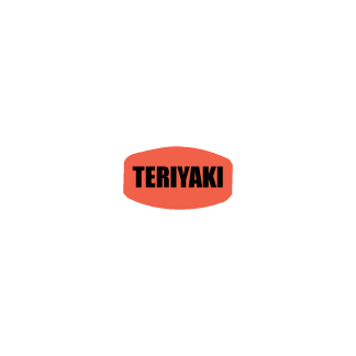 Teriyaki - Black on redglo