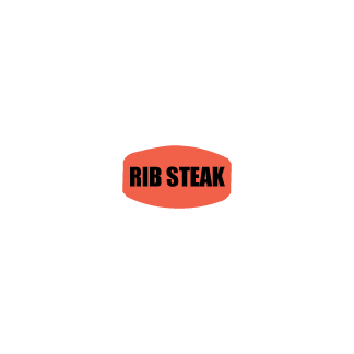 Rib Steak - Black on redglo