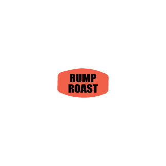 Rump Roast - Black on redglo