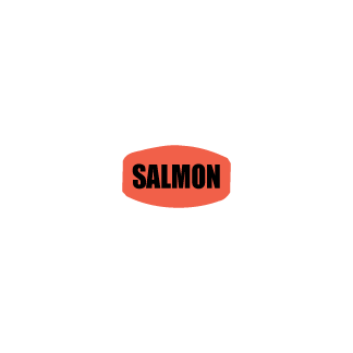 Salmon - Black on redglo