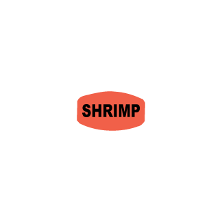 Shrimp - Black on redglo