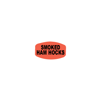 Smoked Ham Hocks - Black on redglo