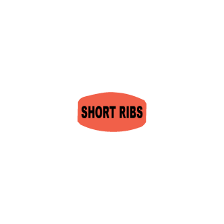 Short Ribs - Black on redglo