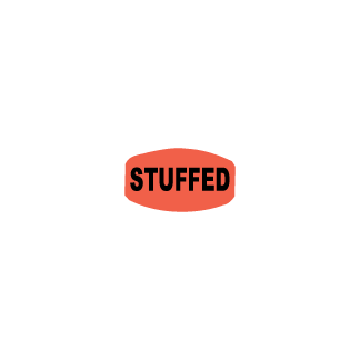 Stuffed - Black on redglo