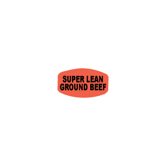 Super Lean Ground Beef - Black on redglo