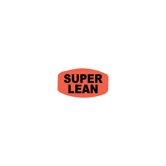 Super Lean - Black on redglo