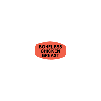 Boneless Chicken Breast meat label