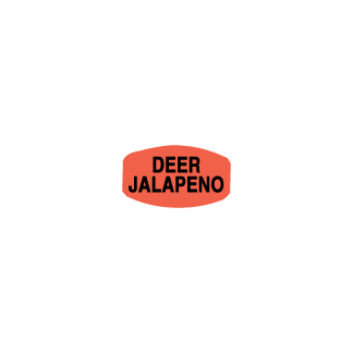 Deer Jalapeno meat deli label