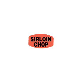 Sirloin Chop - Black on redglo