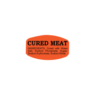 Cured Meat deli label