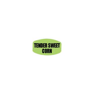Tender Sweet Corn - Black on greenglo