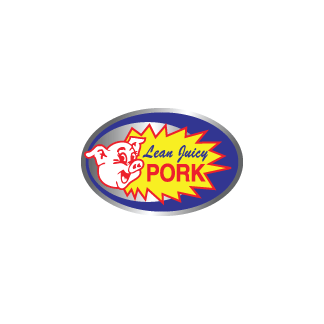 Lean Juicy Pork  Various colors on Silver Foil