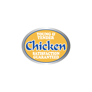 Young and Tender Chicken Label