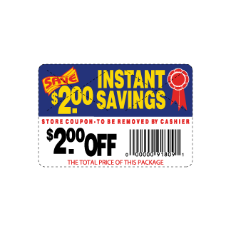 $2.00 off Coupon Label