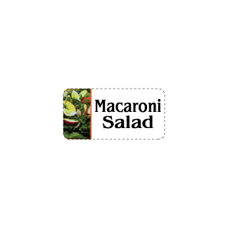 Macaroni Salad - on White