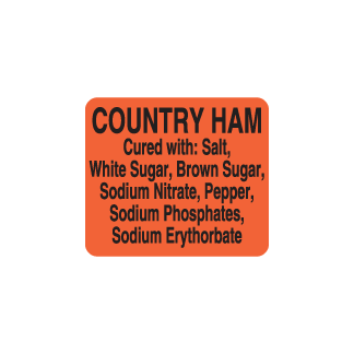 Country Ham meat deli label