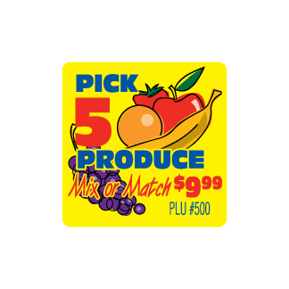 Pick 5 Produce Mix or Match $9.99  Various colors