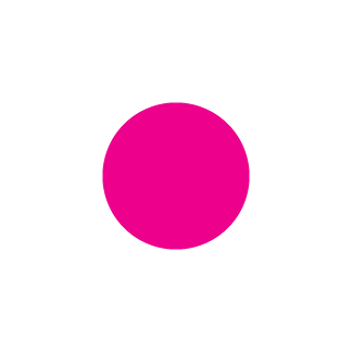 Pinkglo Blank Circle Label