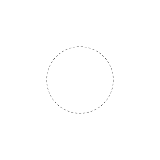 White Blank Circle Label