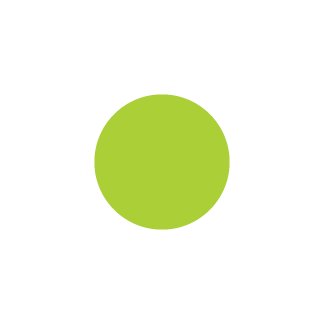 Chartreuse Blank circle label
