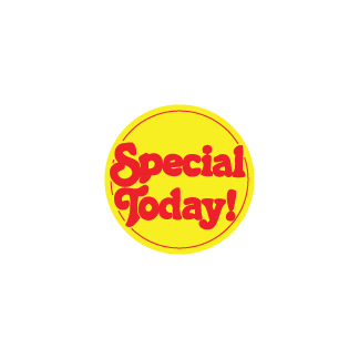Special Today - Yellow & Red