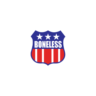 Boneless w/ Stars & Stripes grocery label